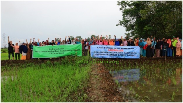Musyawarah Petani Desa Kunangan Terkait Dengan Penolakan Terhadap Rencana Pembangunan Stockpile Batu