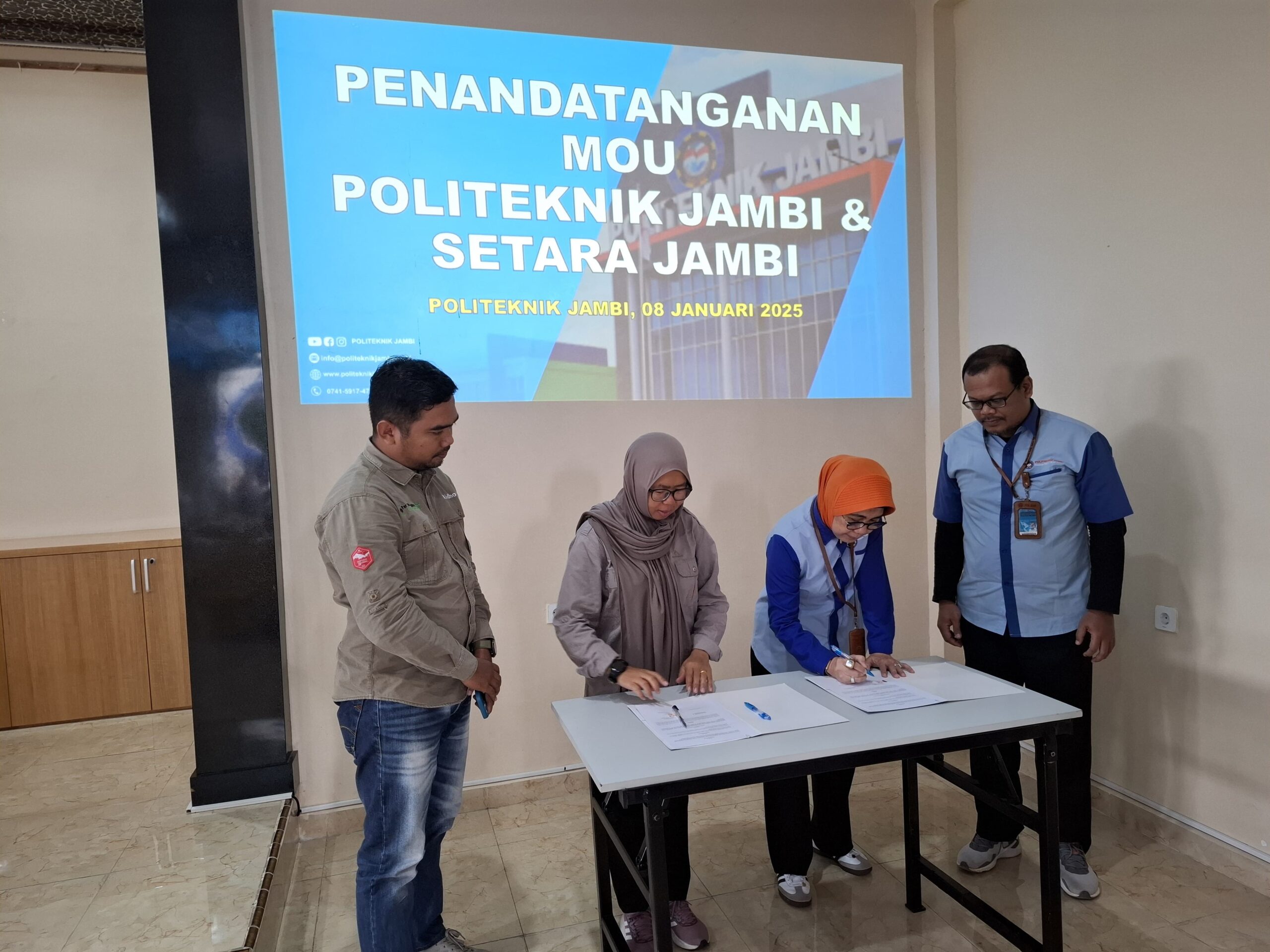 Maksimalkan Inklusivitas Petani Swadaya, Setara Jambi Kerjasama Dengan Politeknik Jambi